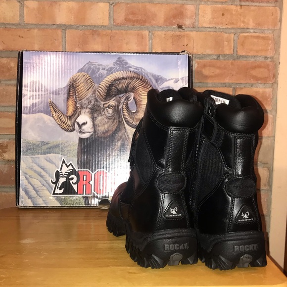 NWT Rocky Alpha Force Waterproof Work Boots. Sz 10 - Picture 5 of 7